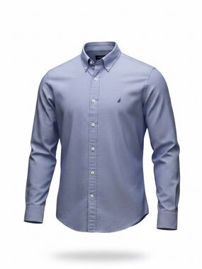 Nautica Men's Button-Down Wrinkle-free Shirt